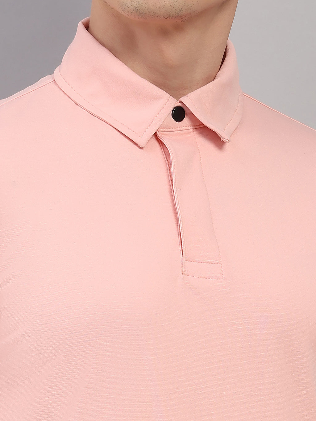 Light Pink Elite-Classic Fit Polo T-Shirt by Reverse