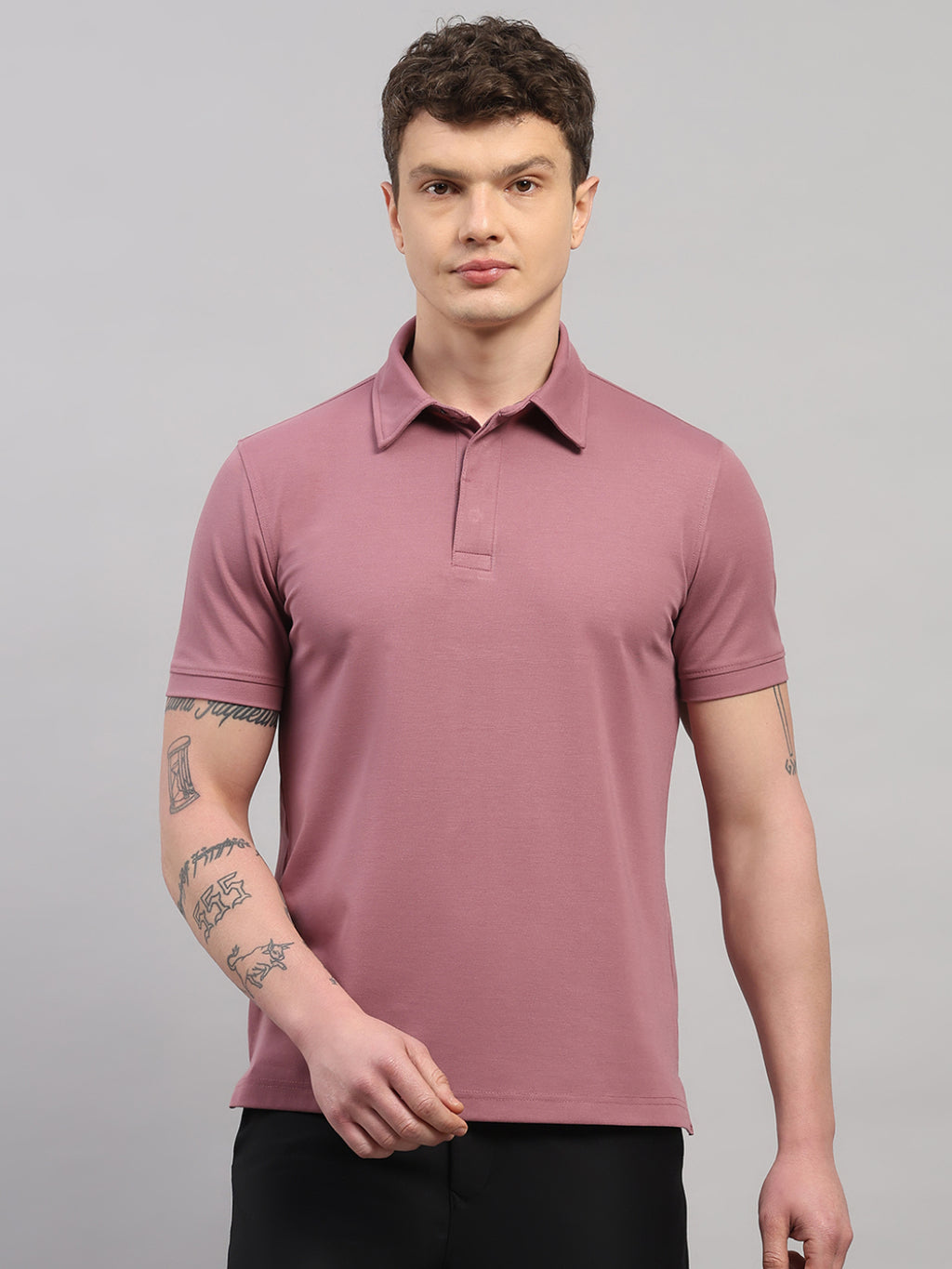 Lavender Elite-Classic Fit Polo T-Shirt by Reverse
