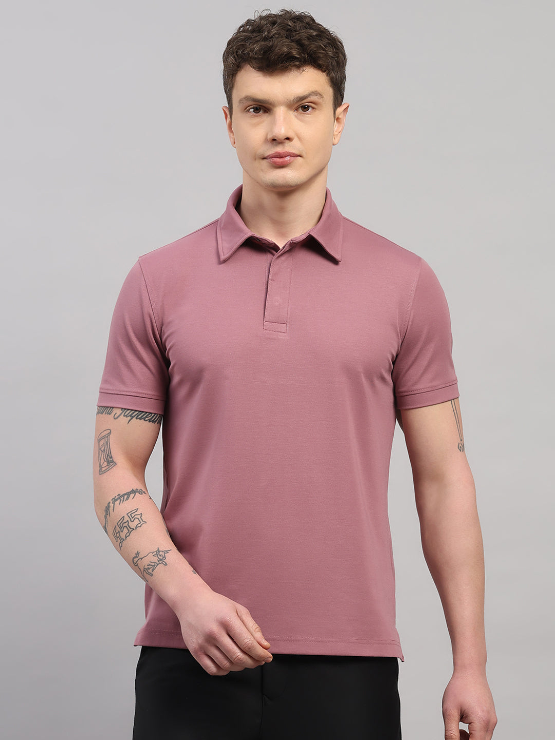 Lavender Elite-Classic Fit Polo T-Shirt by Reverse