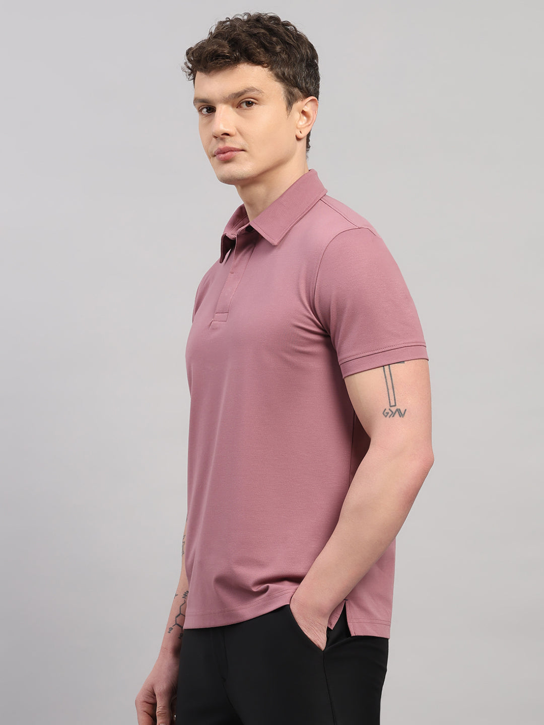 Lavender Elite-Classic Fit Polo T-Shirt by Reverse