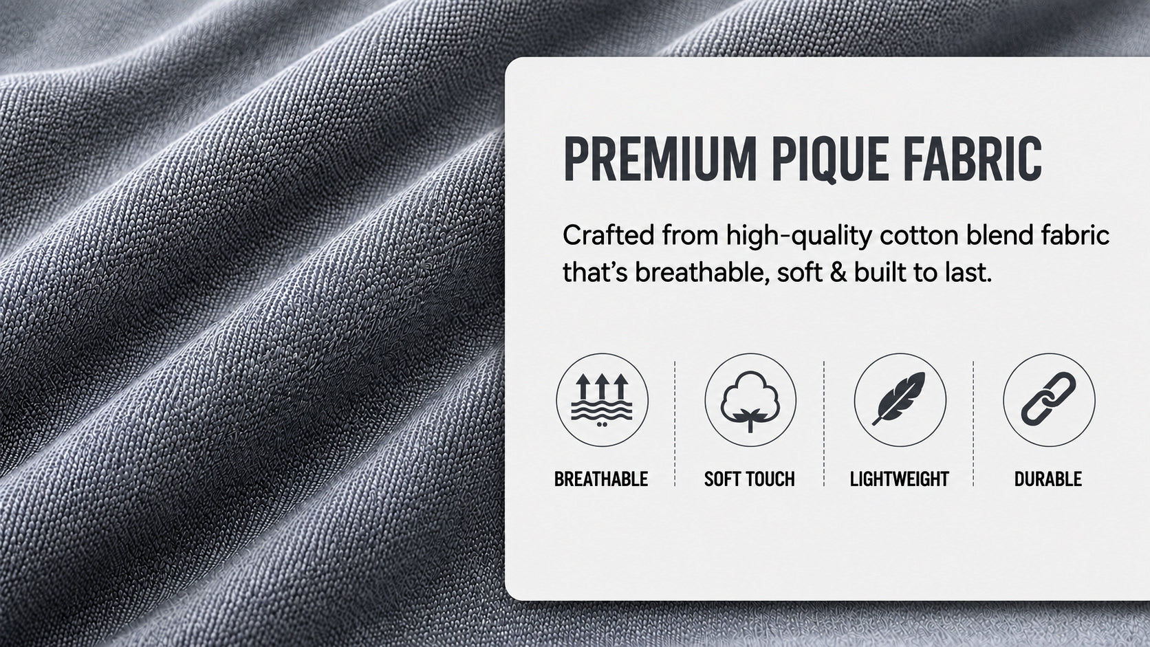 The Carbon Signature Gray Polo T-Shirt