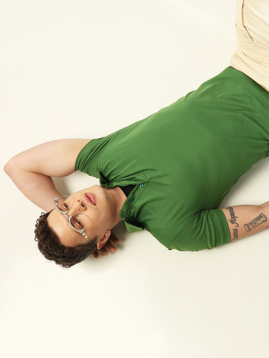 Forest Green Elite-Classic Fit Polo T-Shirt by Reverse