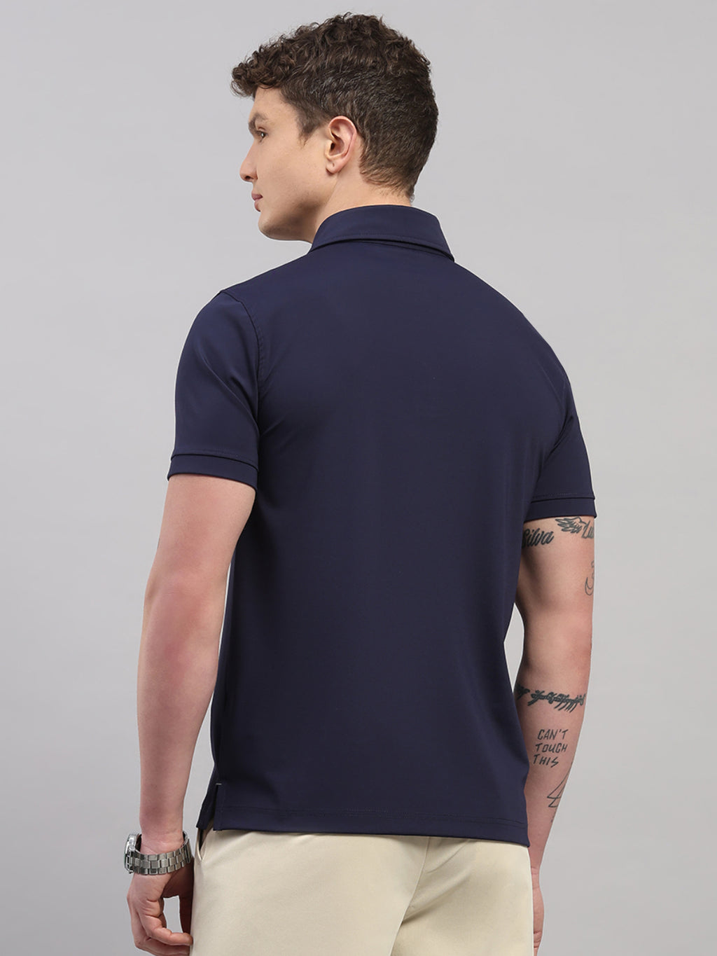 Navy Blue Elite-Classic Fit Polo T-Shirt by Reverse