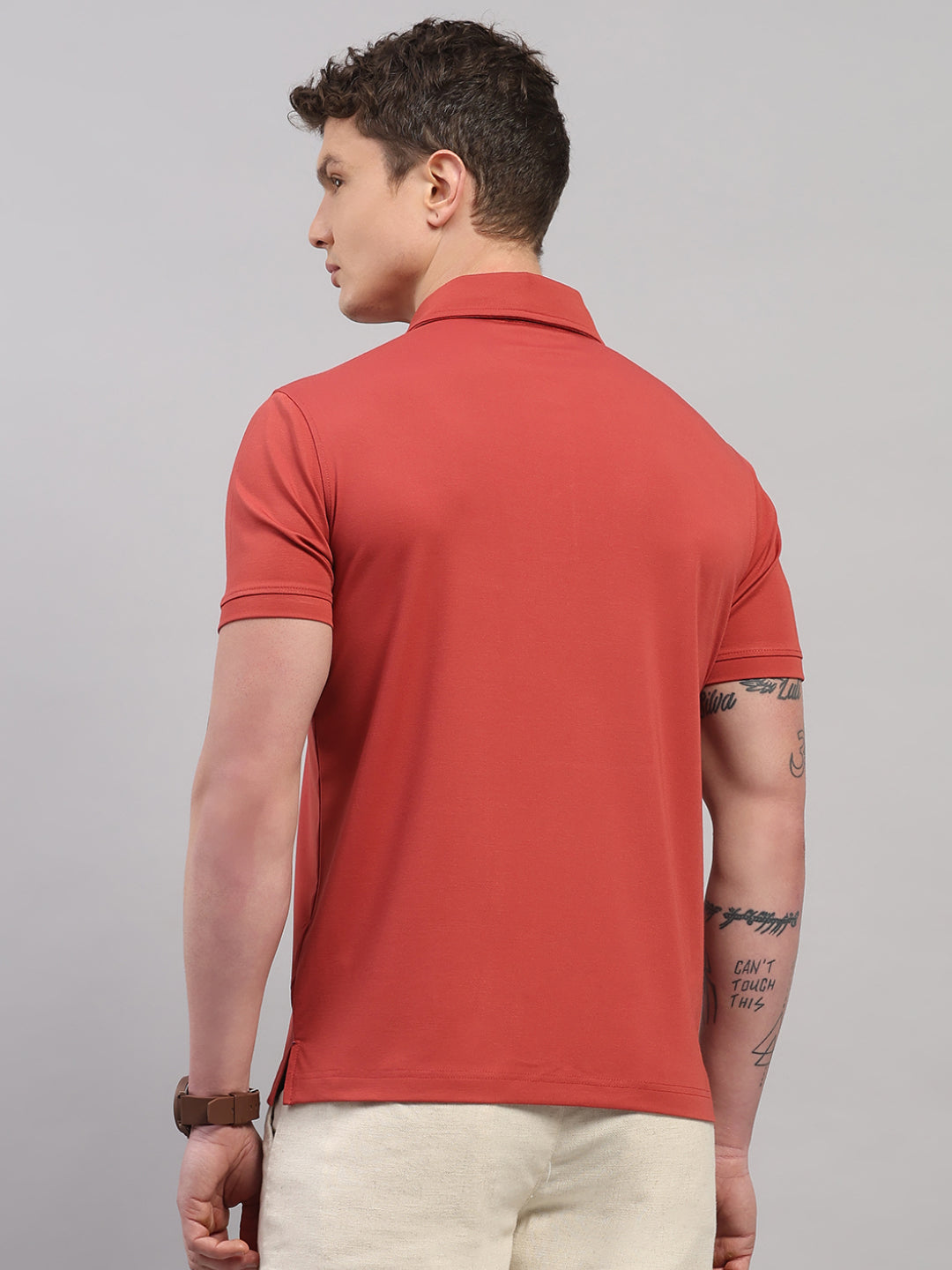 Haute Red Elite-Classic Fit Polo T-Shirt by Reverse