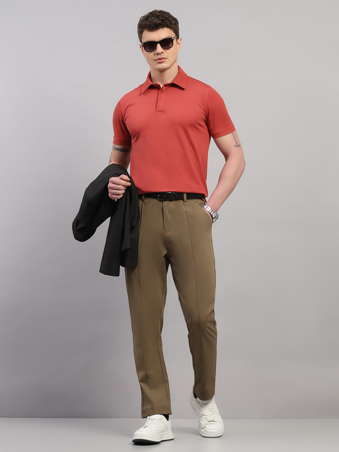 Haute Red Elite-Classic Fit Polo T-Shirt by Reverse