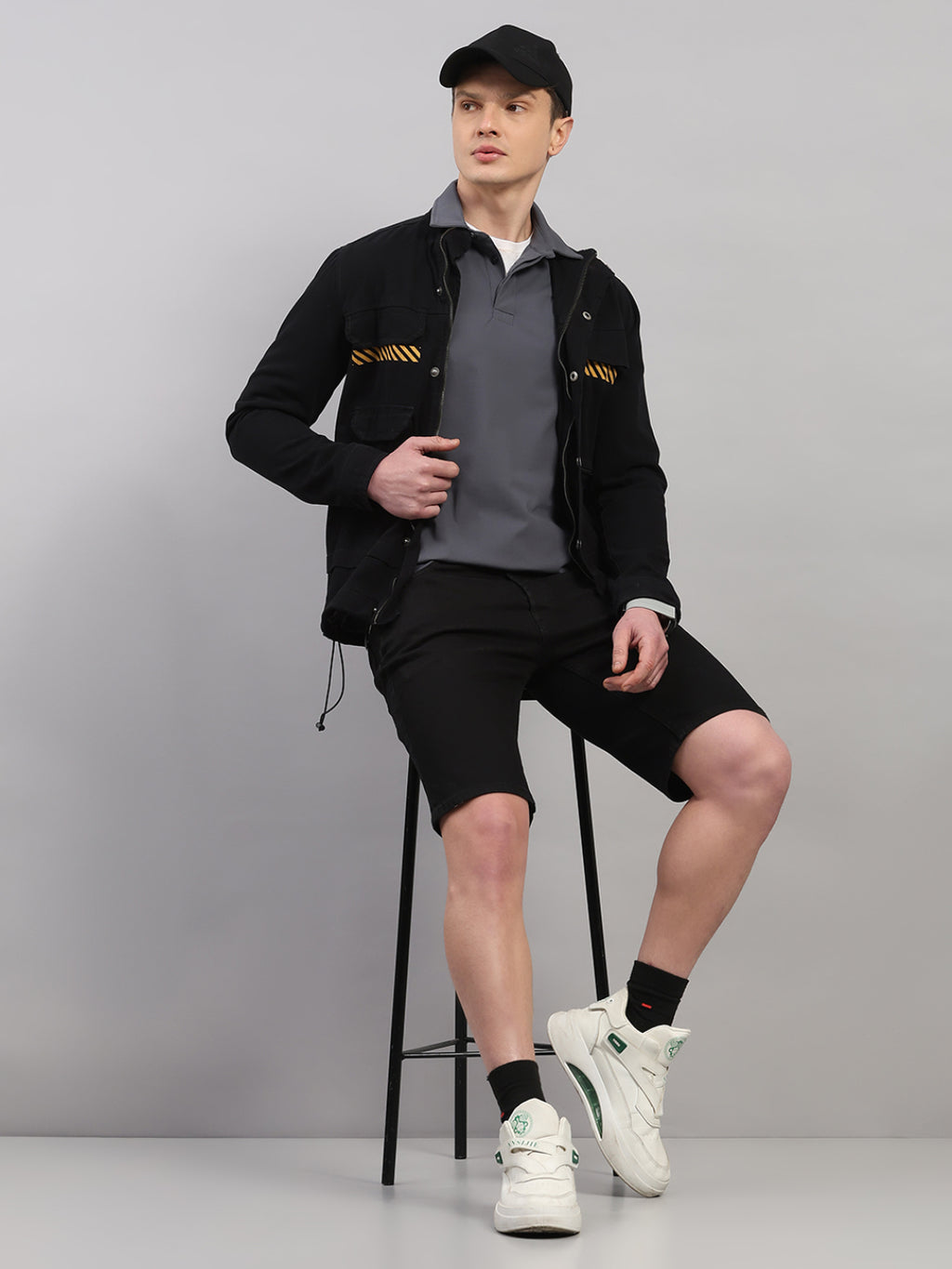 Graphite Elite-Classic Fit Polo T-Shirt by Reverse