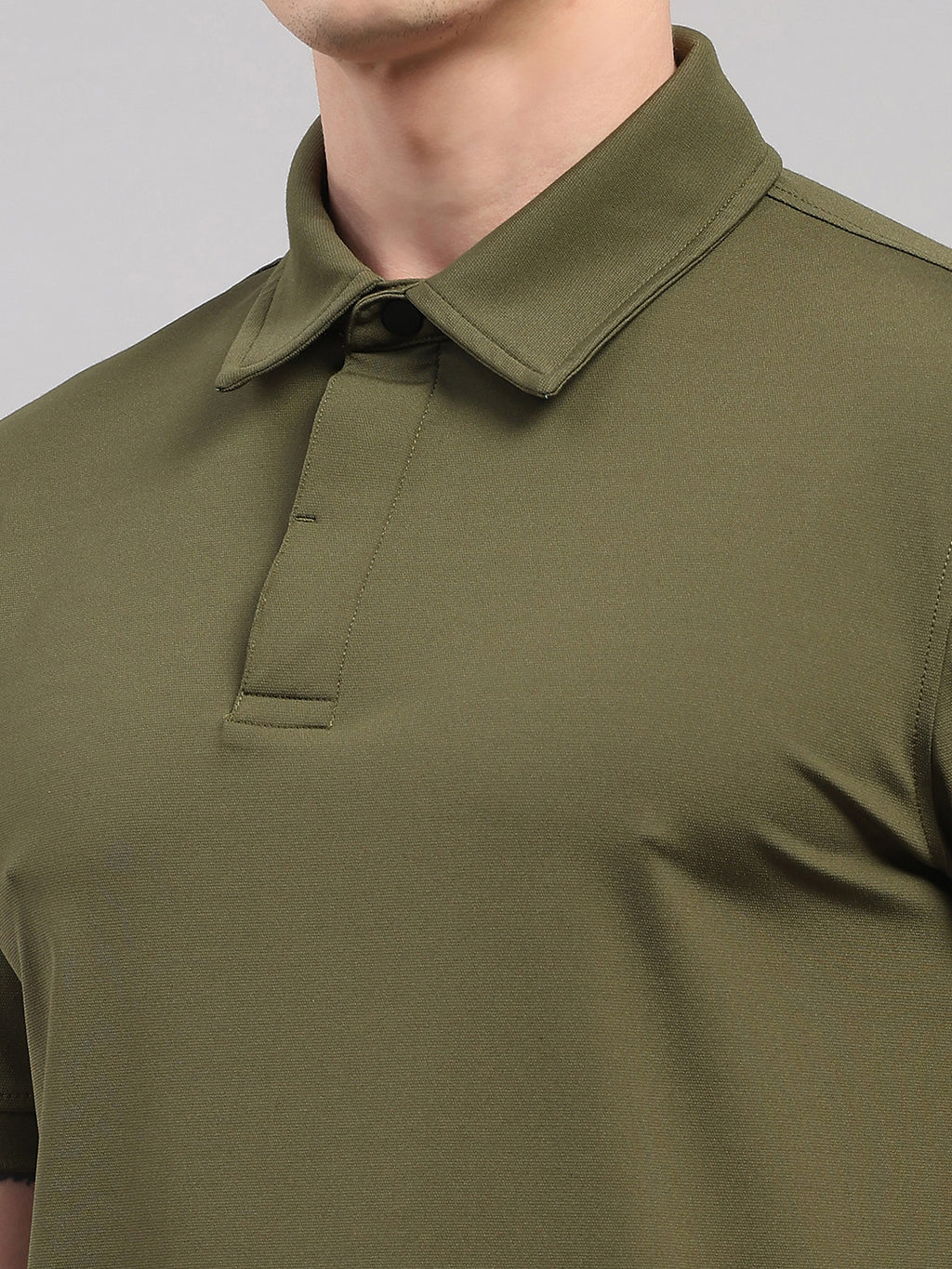 Army Green Elite-Classic Fit Polo T-Shirt by Reverse