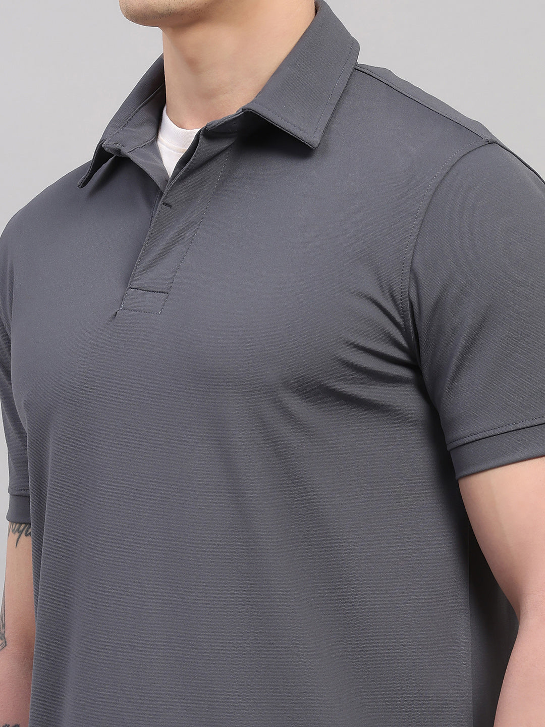 Graphite Elite-Classic Fit Polo T-Shirt by Reverse