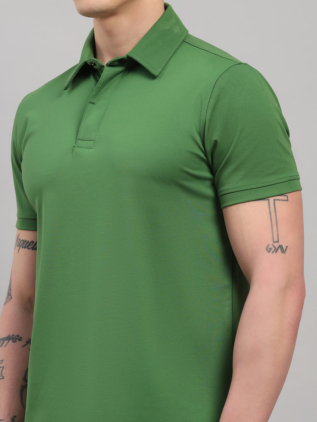Forest Green Elite-Classic Fit Polo T-Shirt by Reverse