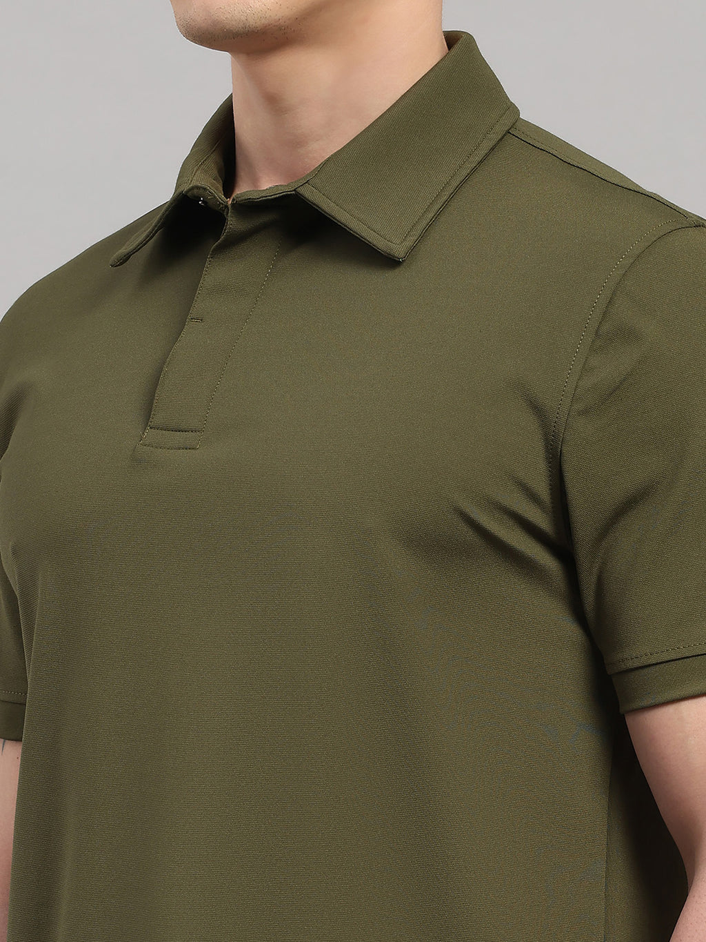 Army Green Elite-Classic Fit Polo T-Shirt by Reverse