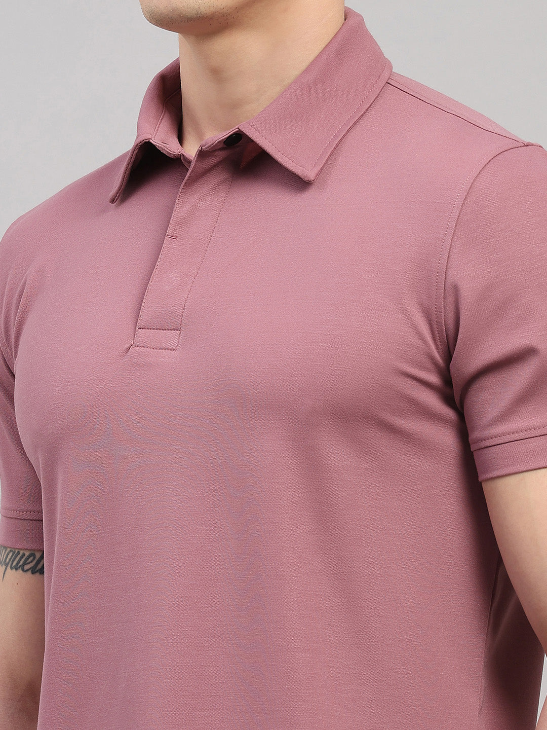 Lavender Elite-Classic Fit Polo T-Shirt by Reverse