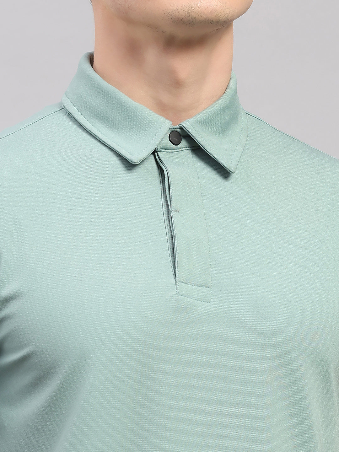 Sage Green Elite-Classic Fit Polo T-Shirt by Reverse