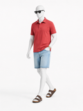 The Cardinal Prime Rust Red Polo T-Shirt