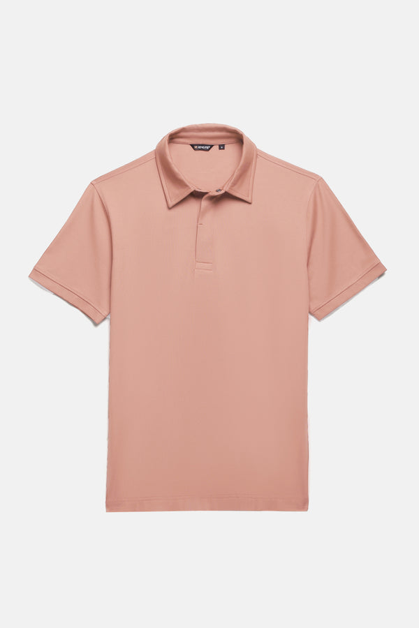 Peach Color Women's Polo T-Shirt