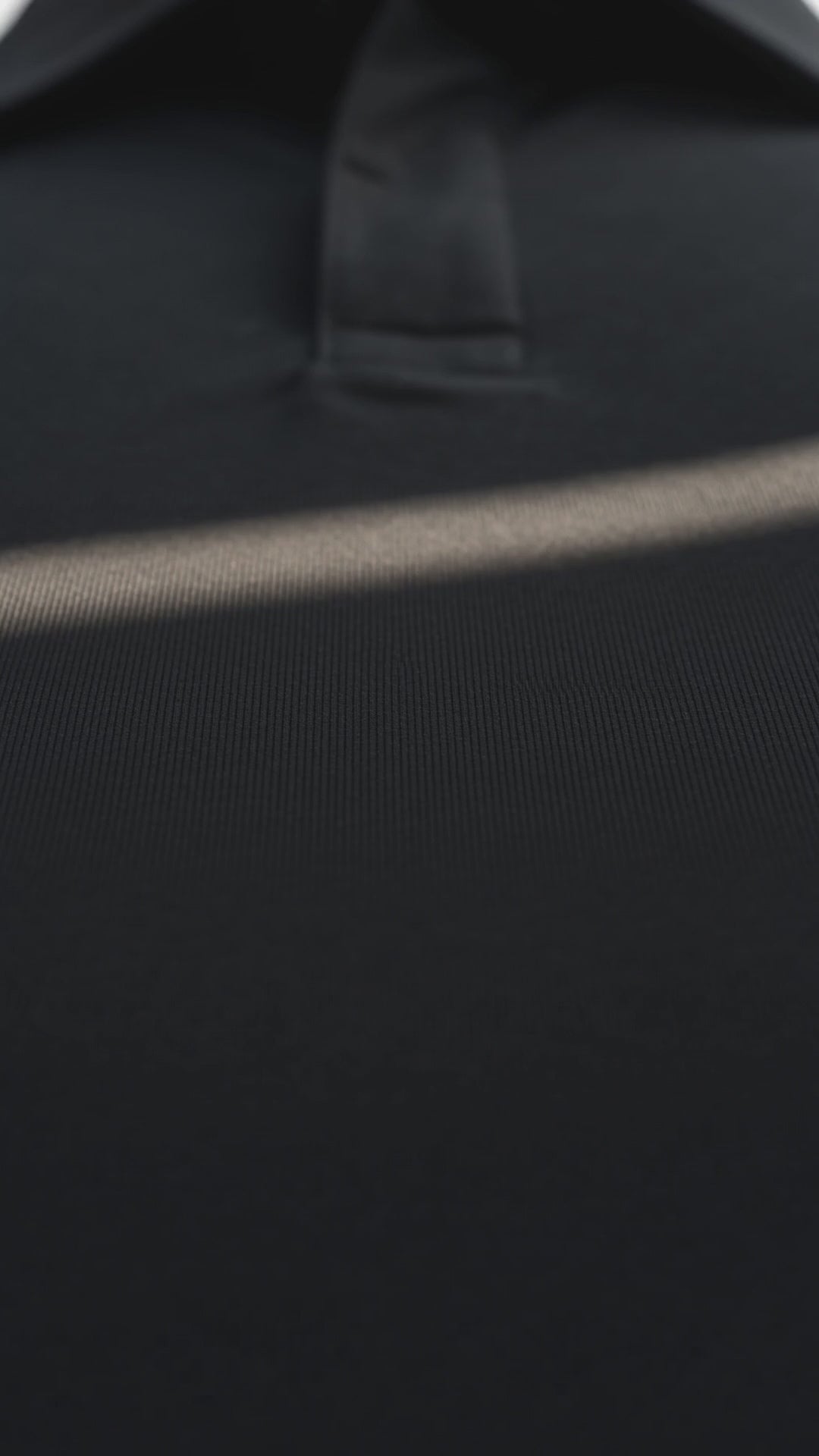 Black Elite-Classic Fit Polo T-Shirt by Reverse
